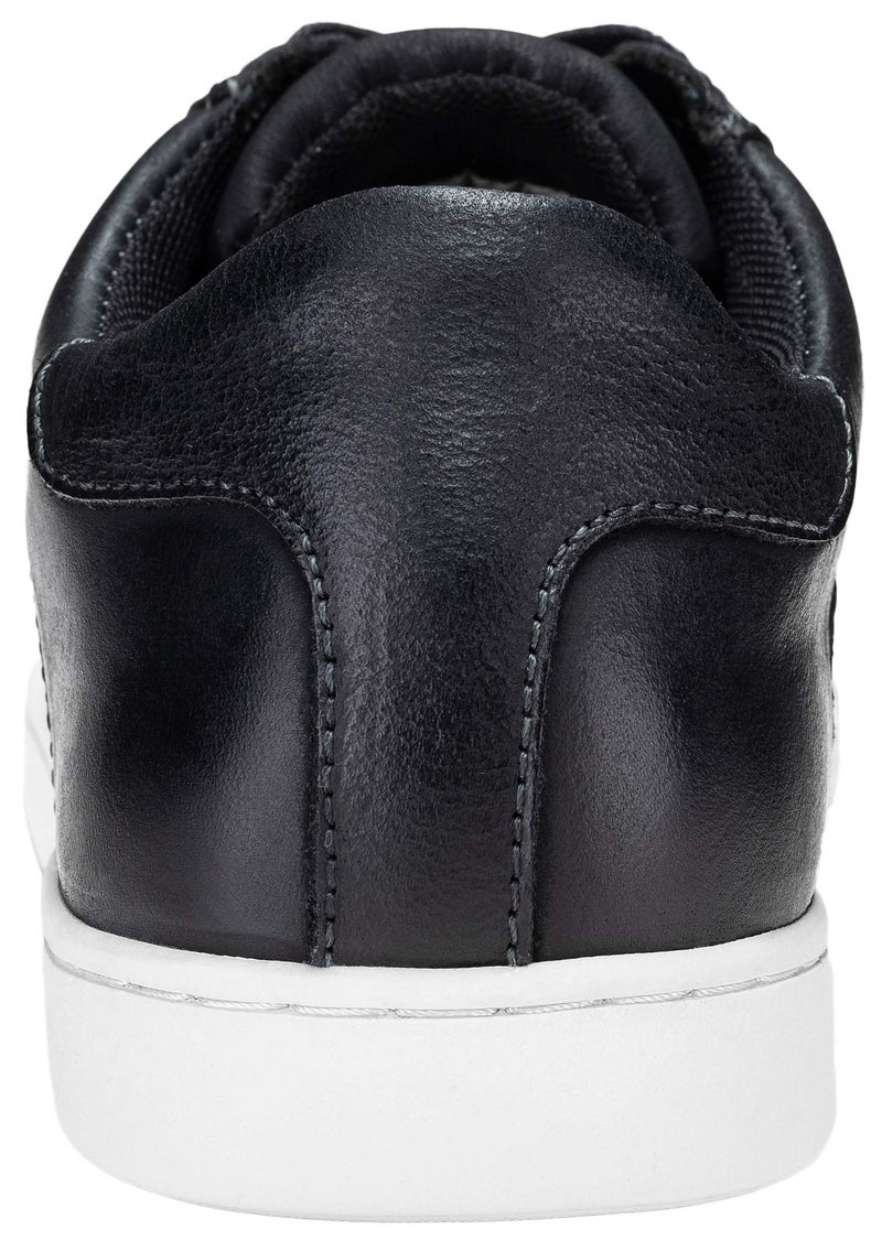 Jousen Men' s Casual Shoes Leather Dress Sneakers Business Casual Shoes for Men Breathable Fashion Sneakers (MY852 Black 10) - Image 3